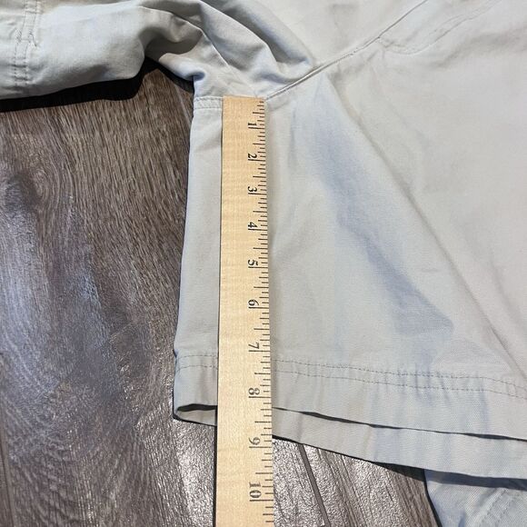 Columbia Shorts Men's 38 Khaki Zip Pockets Hiking Outdoor Cargo 8” - Picture 6 of 8